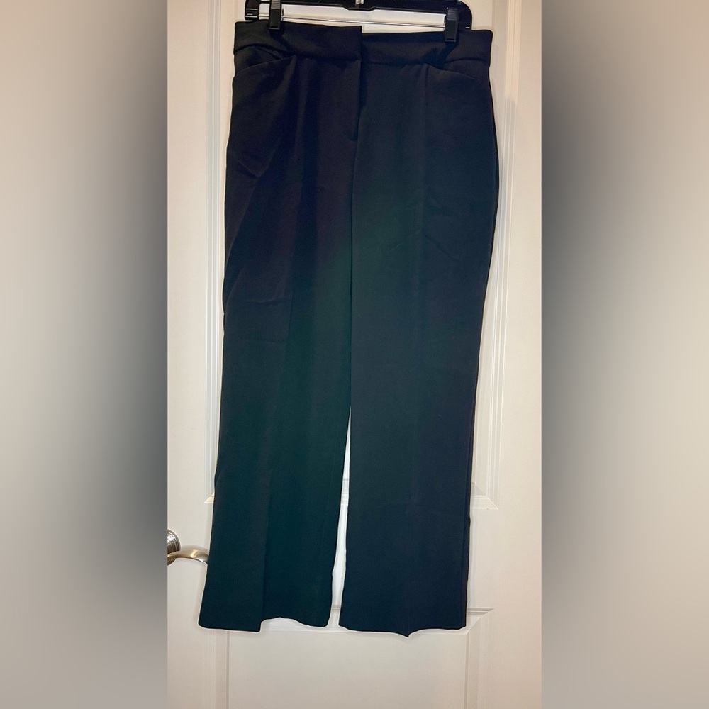 Dana Buchman Black Dress Pants Wide-leg  Size 10